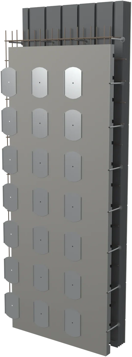 Cofrajul Polistibrick în 3D
